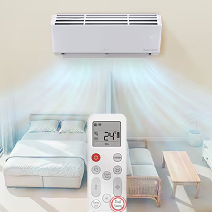 LG AC SPLIT 1 PK DUALCOOL INVERTER NEW TERMINATOR BASIC - K09NVA